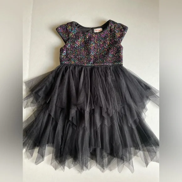 blue dress for baby girl Black Polo Ralph Lauren Short Sleeve Dress 5T — Retykle main image 1